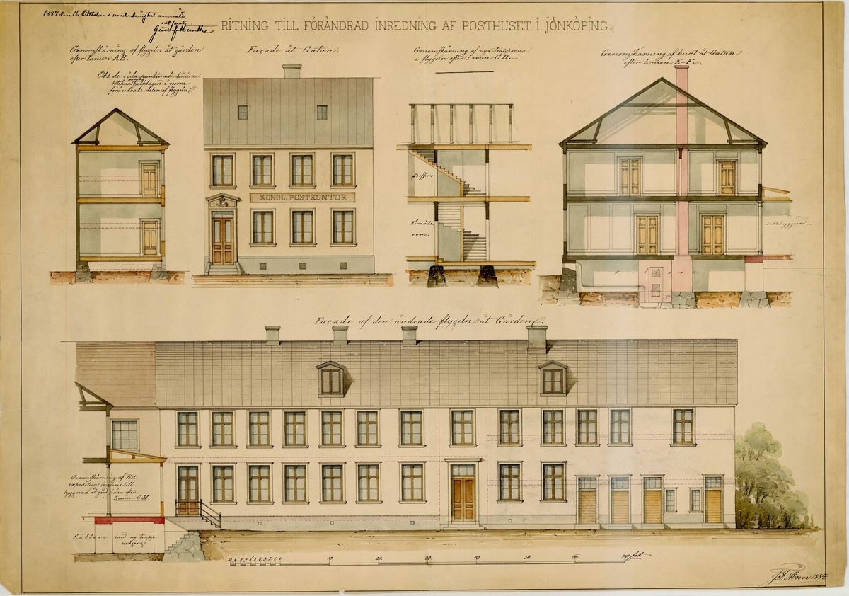 Postanstalt Jönköping.
