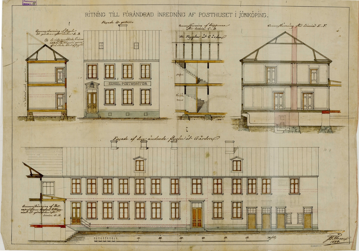 Postanstalt Jönköping.
