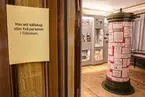 Vänersborgs museum. Informationsskylt till utställningen Tidsresan