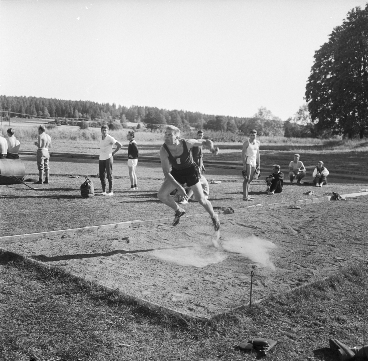 Finländske trippelsegrare i lantbrukshögskolemöte, Uppsala 1959