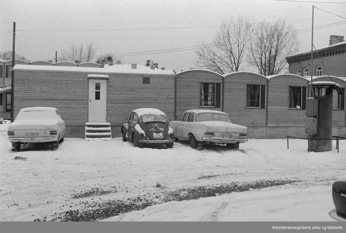 Storgata 36. Oslo Kommunes Avrusningsstasjon. Januar 1975