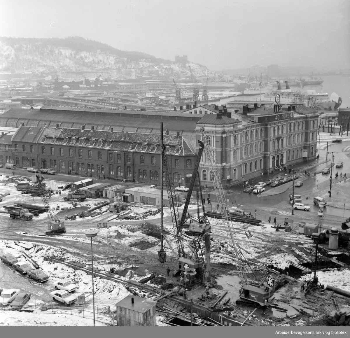 Vaterland. Oversiktsbilde. Januar 1974