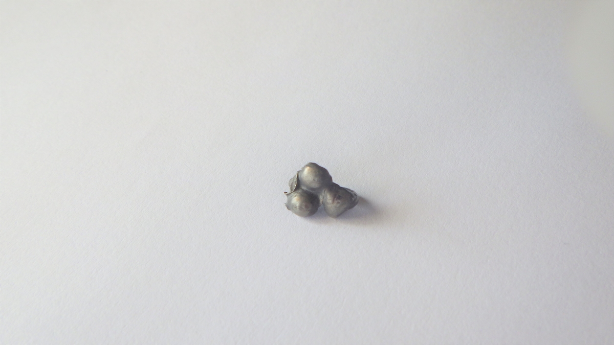 MALV: ST. M. 11 MM, FRAGMENTARISK - PRYDHEKTE. SE TEGNING S. KRAFT M. 1933 M. 8