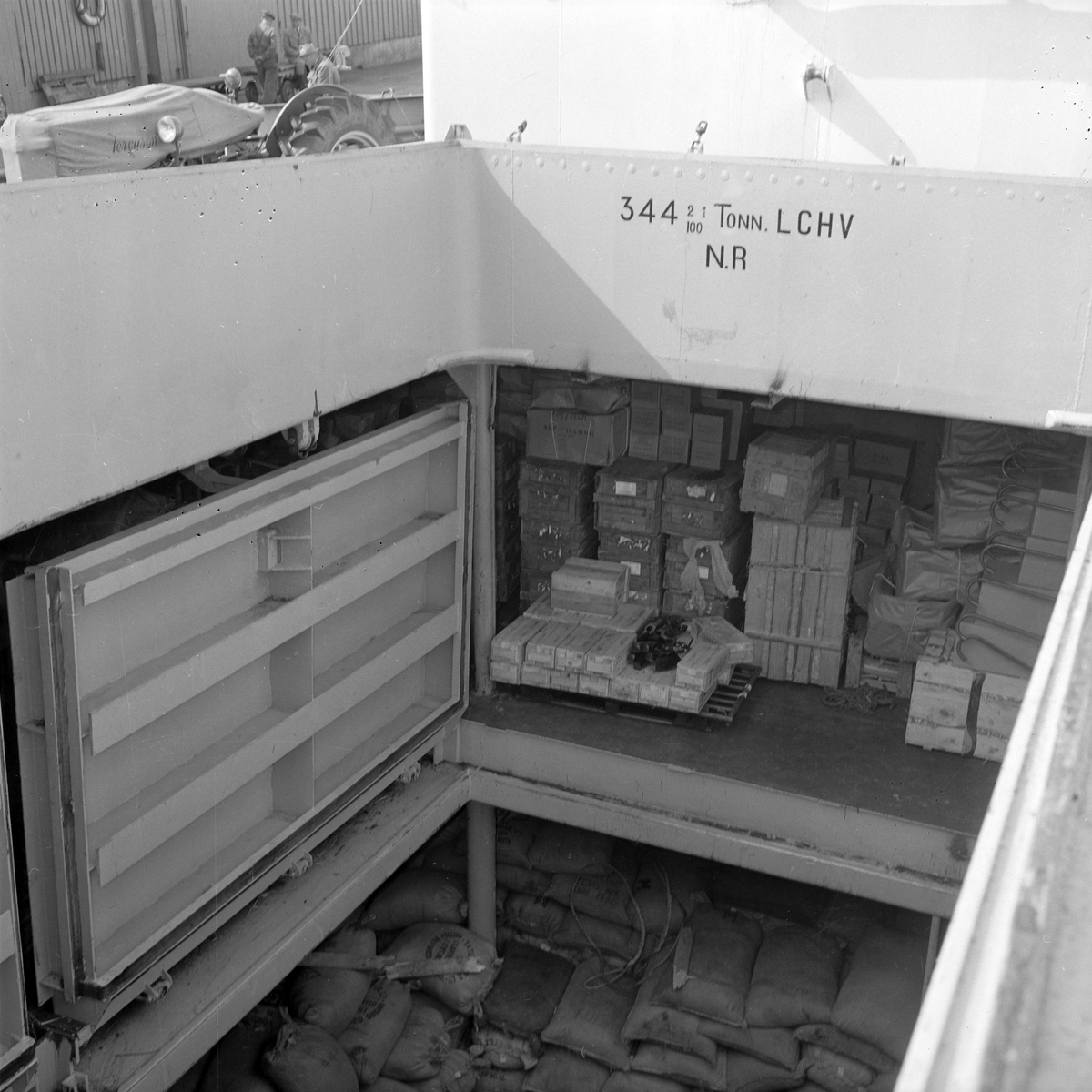 Lasterommet på M/S Tore Jarl