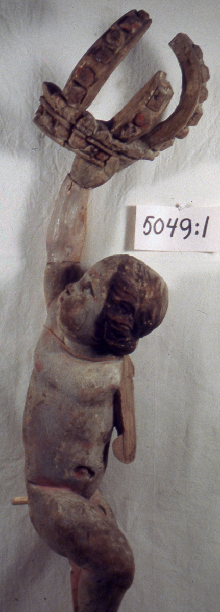 Delar av Gustaf II Adolfs och hans gemåls drottning Maria Eleonoras kungs.- och drottningsstolar i Skara domkyrka, en bänkdörr har inskriptionen Gars (Gustavus Adolphus rex Suecie) 1621 och den andra M.E.R.S 1621.