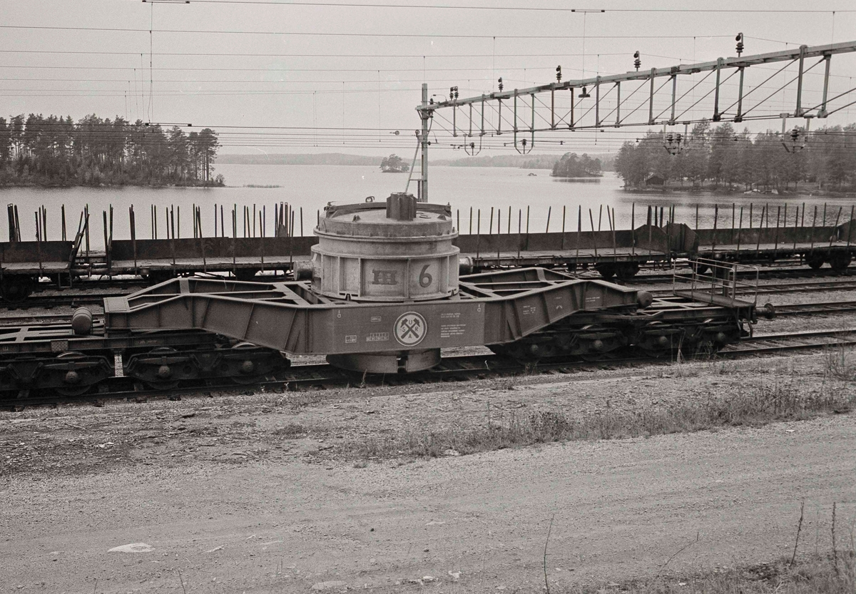 Tågtransport i Ängelsberg