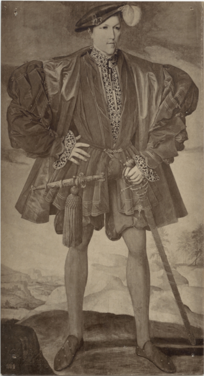 "Ung mann i rødt". Holbeins skole.