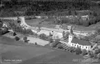 Lidhults kyrka och skola, 1957.