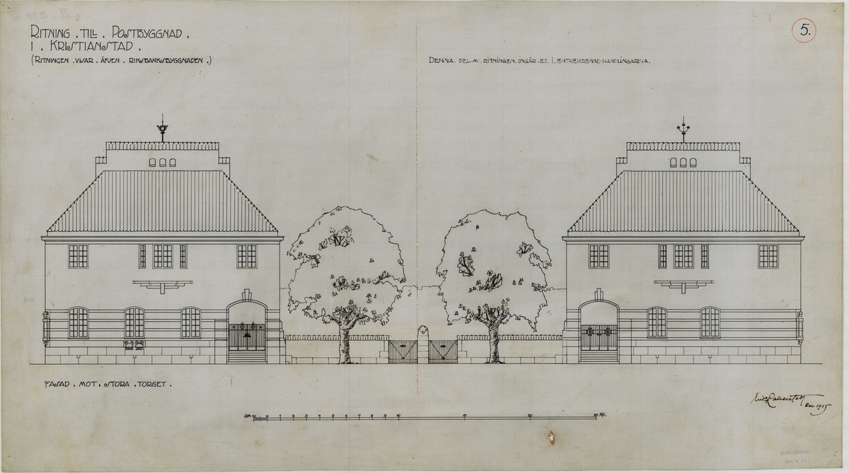 Posthus Kristianstad.