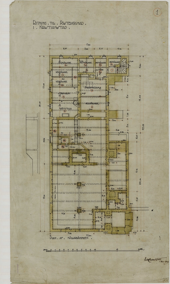 Posthus Kristianstad.