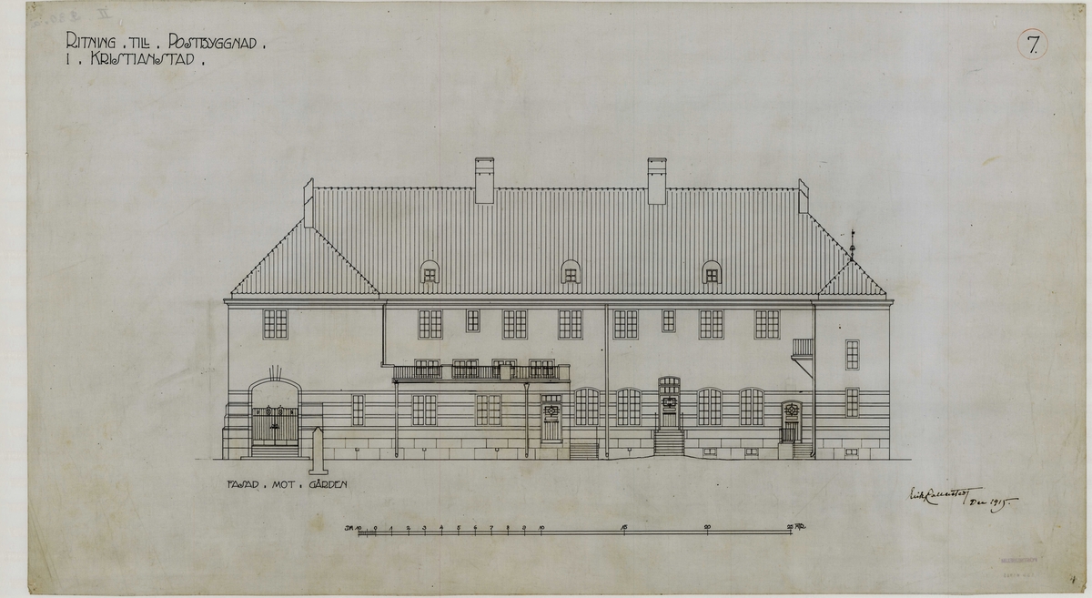 Posthus Kristianstad.