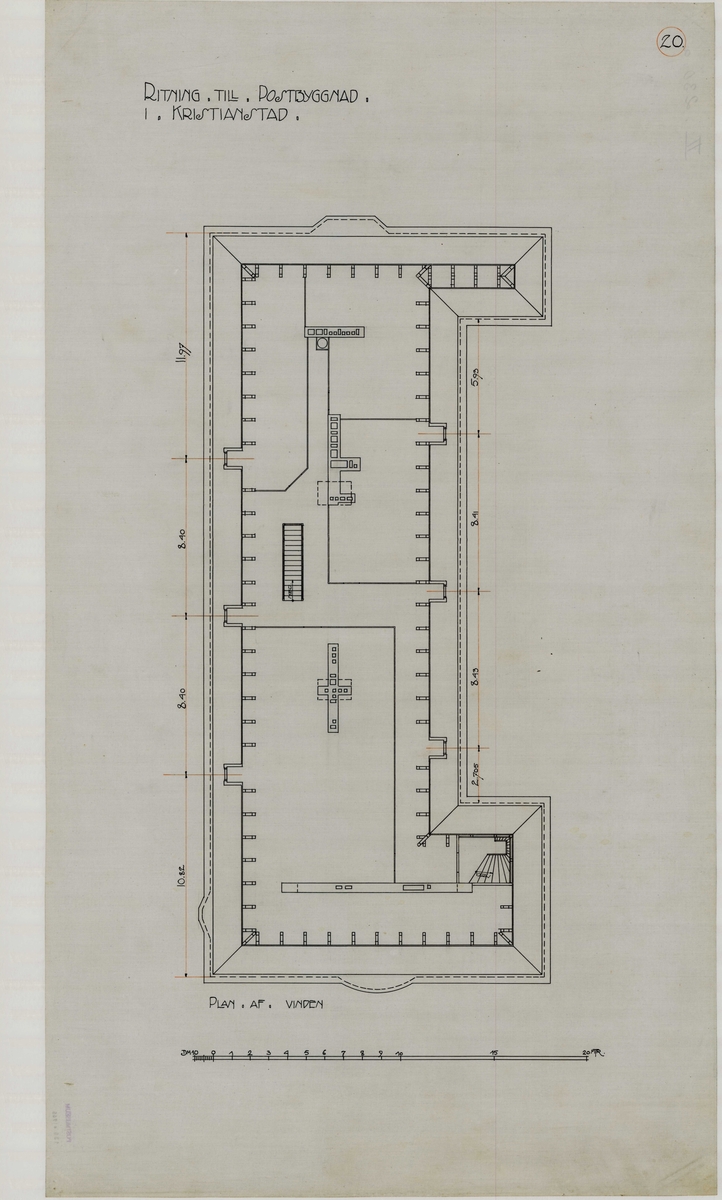 Posthus Kristianstad.