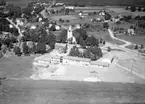 Ingelstad, Östra Torsås kyrka och skola, 1957.