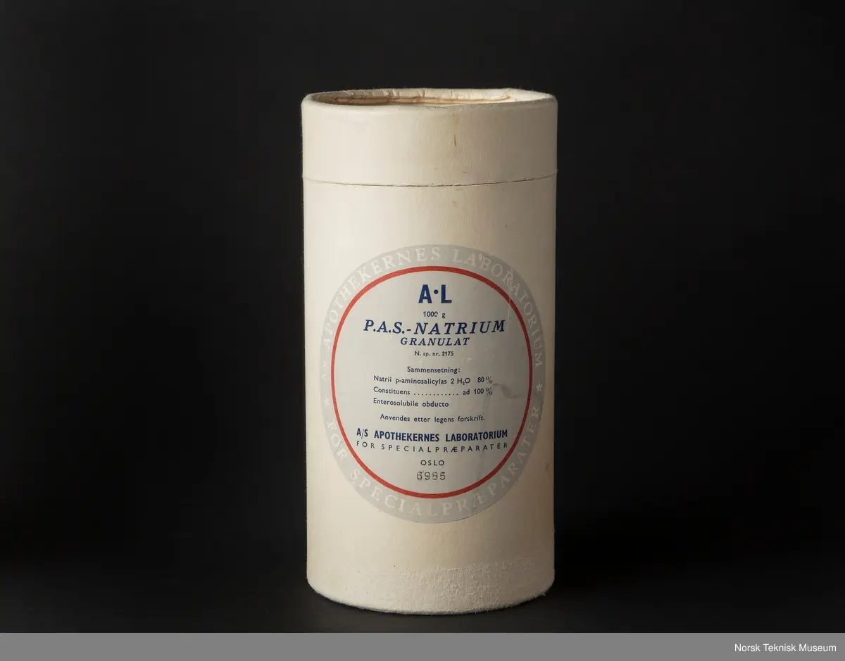 Stor eske, sylinderformet.