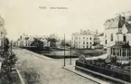 Södra stadsdelen, Växjö, ca 1905-1910, Värendsgatan söderut, i korsningen mot Trädgårdsgatan.