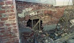 Eksteriørbilde fra gamle fabrikklokalene etter Klevfos Cellu