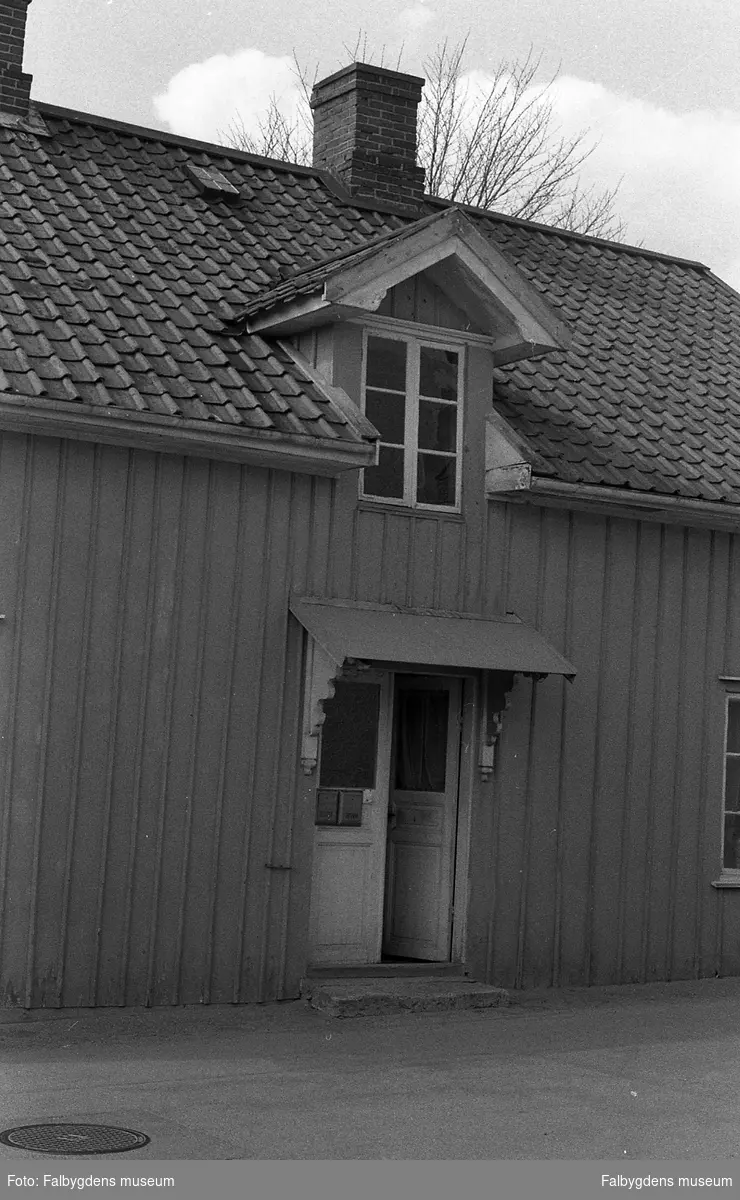 Byggnadsinventering 1972. Kopparslagaren 14. Bostadshus, detalj.