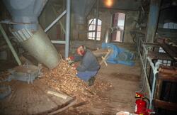 Bilde tatt i forbindelse med vedlikeholdsarbeid ved de gamle