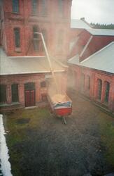 Bilde tatt i forbindelse med vedlikeholdsarbeid ved de gamle