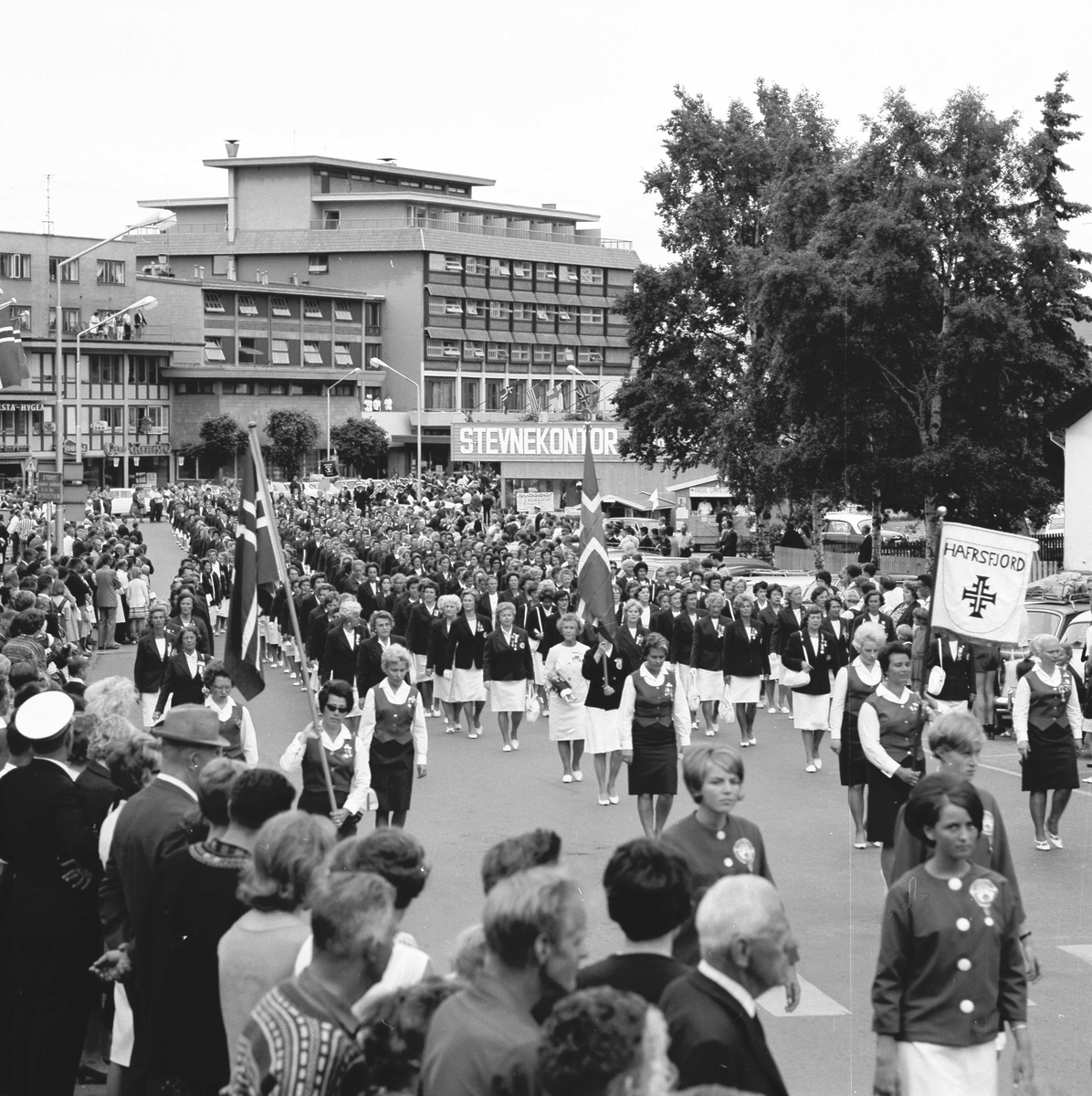 Fra Landsturnstevne på Gjøvik i 1966