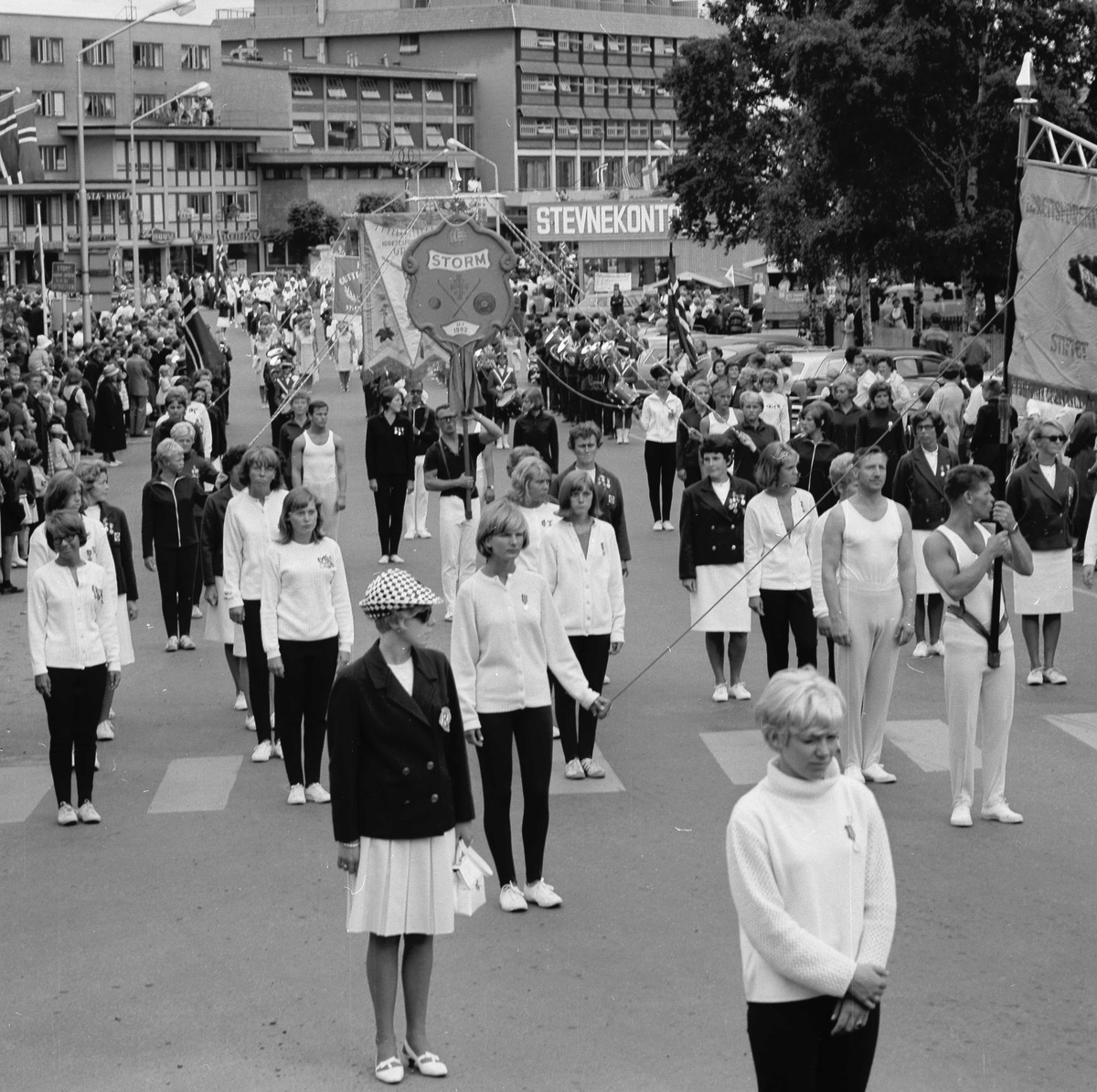 Fra Landsturnstevne på Gjøvik i 1966