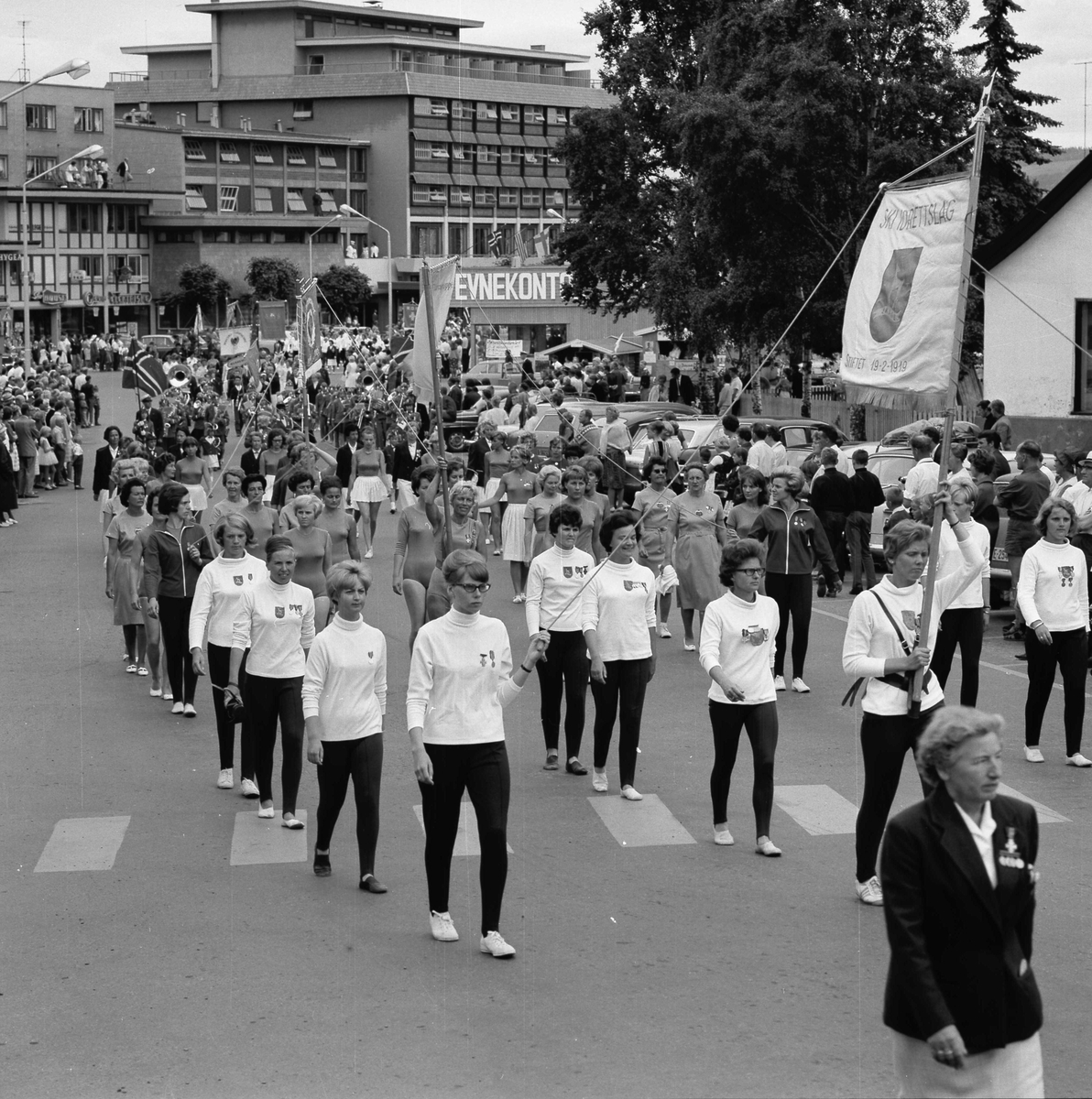 Fra Landsturnstevne på Gjøvik i 1966