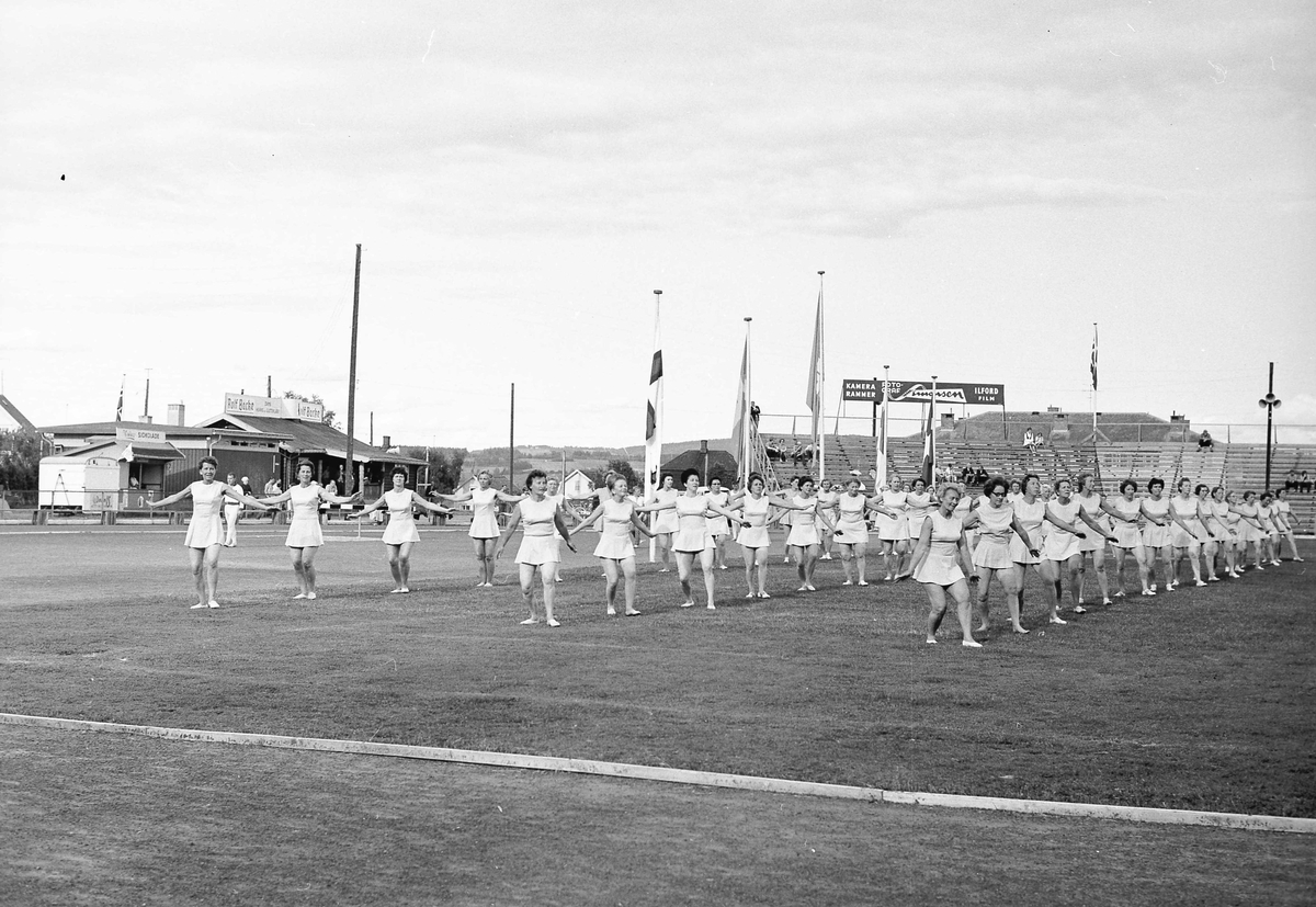 Fra Landsturnstevne på Gjøvik i 1966
