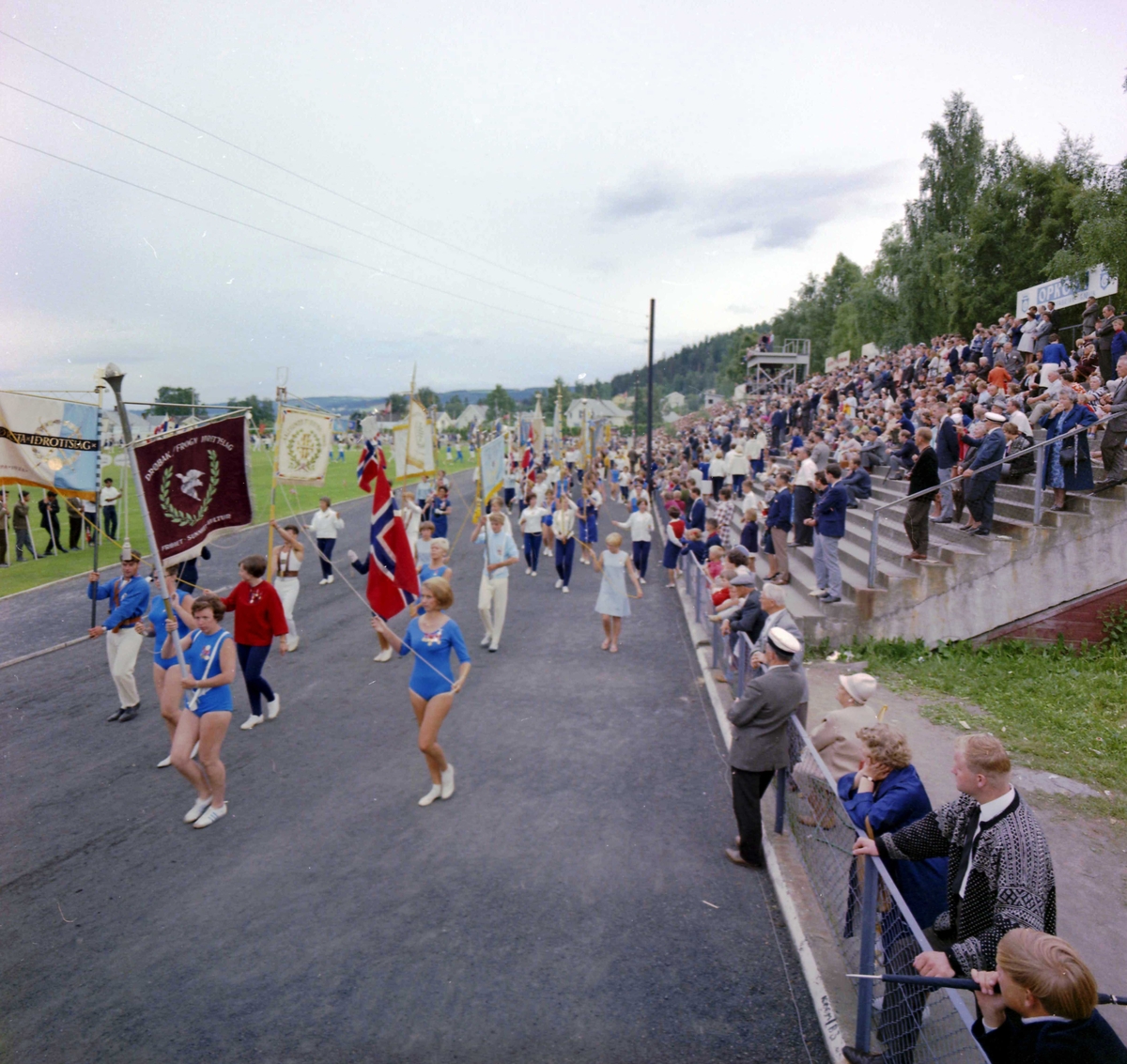 Fra Landsturnstevne på Gjøvik i 1966
