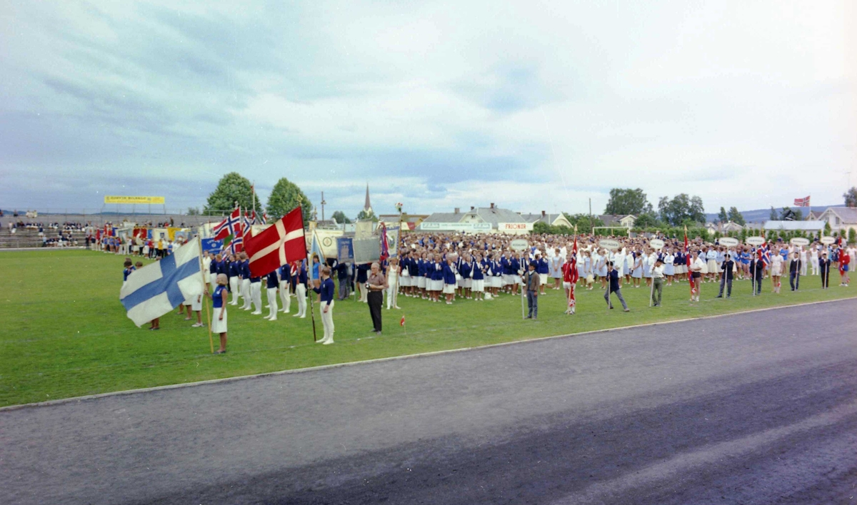 Fra Landsturnstevne på Gjøvik i 1966