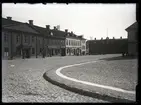 Stora torget från Österlånggatan = Östra Kyrkogatan, Västerås.