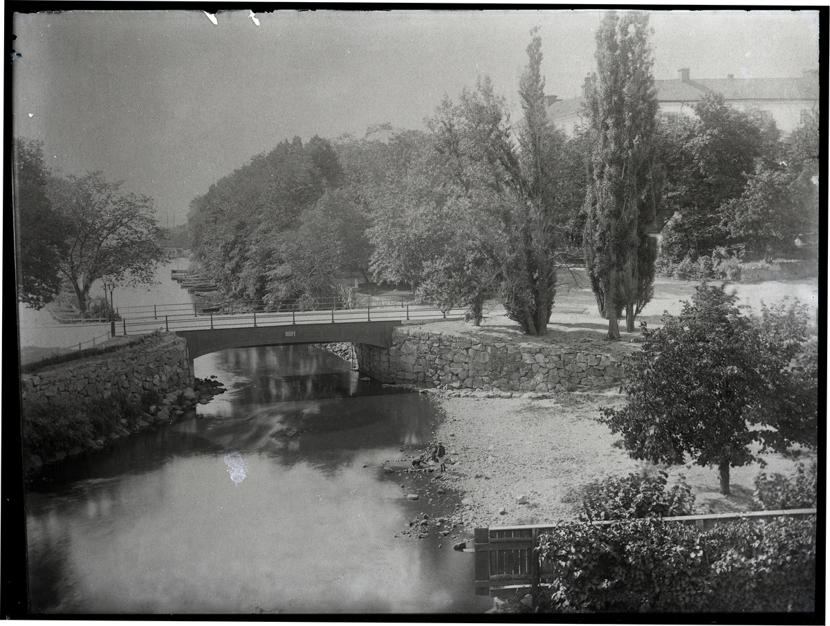 Svartån med Slottsbron, Västerås.