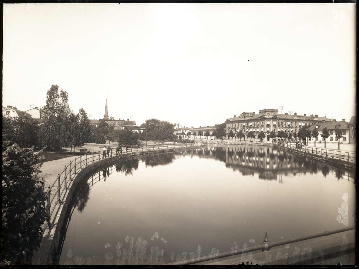 Utsikt från Slottsbron, Västerås.