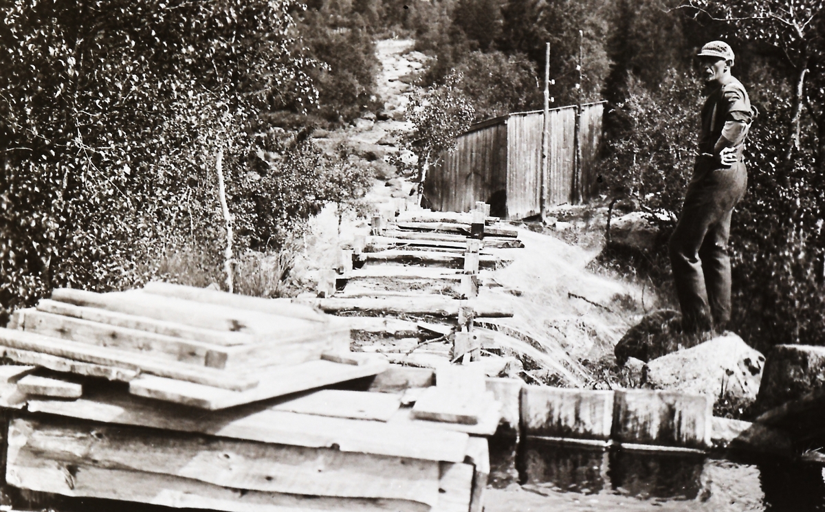 Utbygging av Gravenfoss i 1928