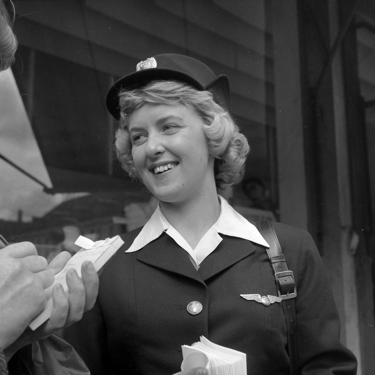 Flyvertinne Liv Rushfeldt i SAS