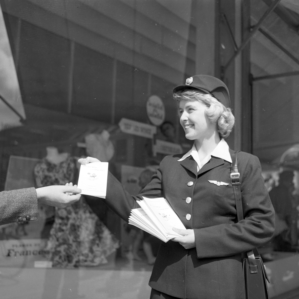 Flyvertinne Liv Rushfeldt i SAS