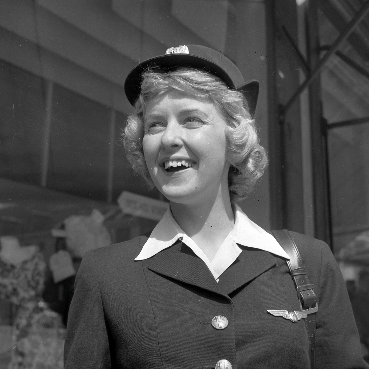 Flyvertinne Liv Rushfeldt i SAS