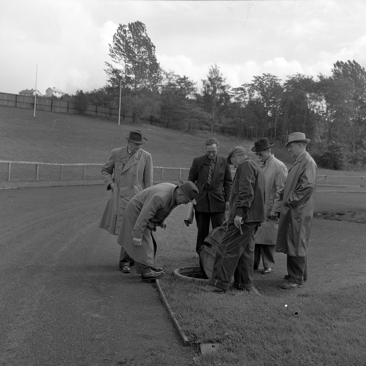 Befaring på Lerkendal stadion angående tilrettelegging for Speedway