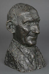 Portrettbyste av prof. H.K. Stabell [Bronsebyste]