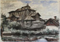 Motjärnshyttan [Målning]