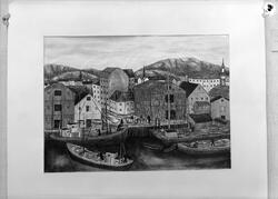 Sommerutstilling i Trondhjems Kunstforening. Bilder av Lars 