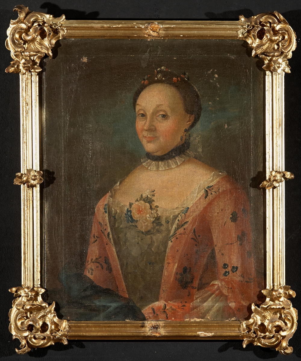 Portrett av Anne Margrethe Brochmann, født Hegermann [oljemaleri]