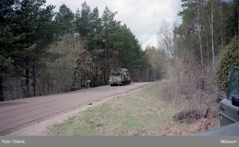 Bandvagn 206 under marsch.