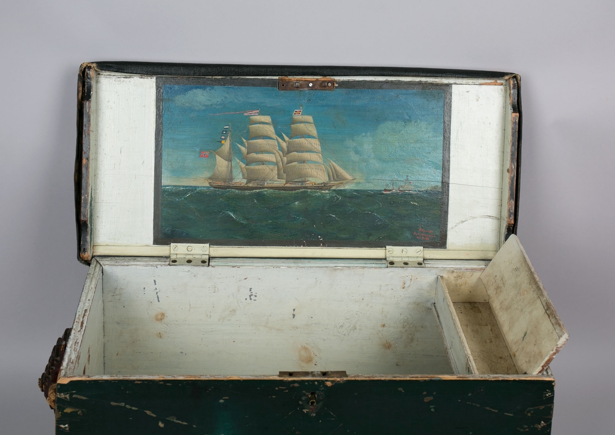 Bark SAGA bg. 1867 ved Grans Værft på Laksevåg i Bergen 