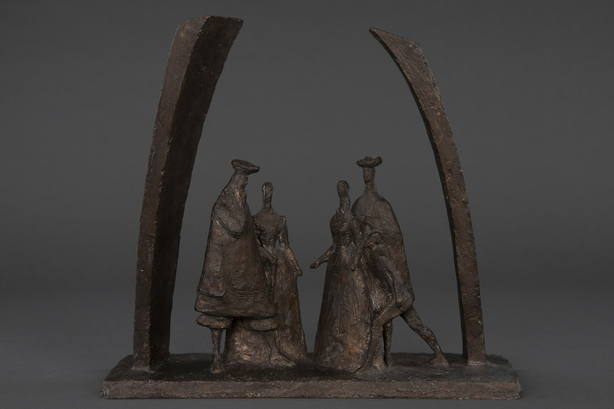 Moliers teater [Bronseskulptur]
