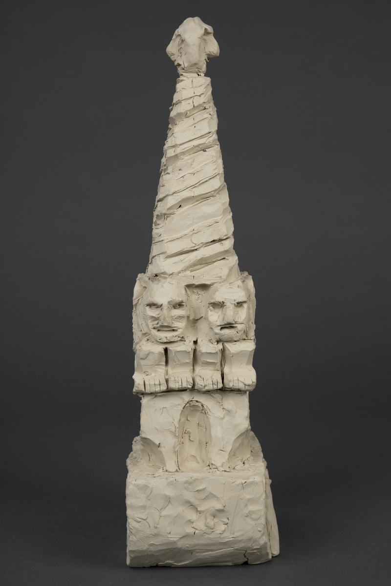 Trondhjem. Utkast. [Gipsskulptur]