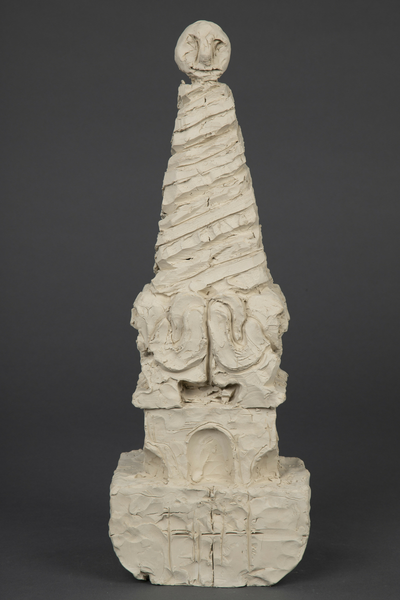 Trondhjem. Utkast. [Gipsskulptur]