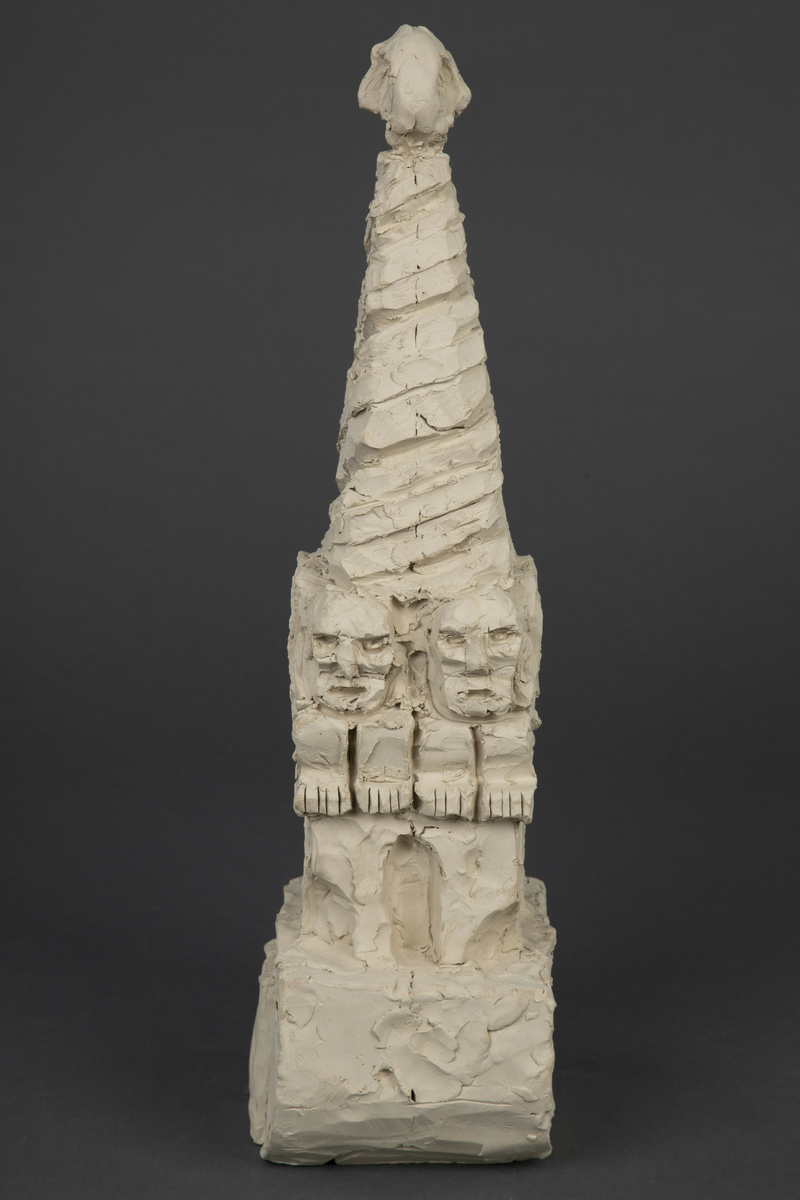 Trondhjem. Utkast. [Gipsskulptur]