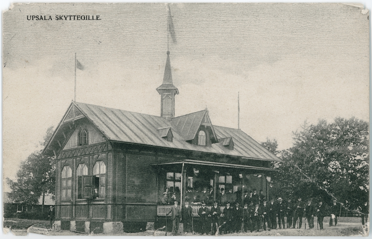 Brevkort - Uppsala Skyttegille, 1905