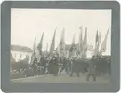 Studentkårens fanborg, Universitetshuset, Uppsala 1900