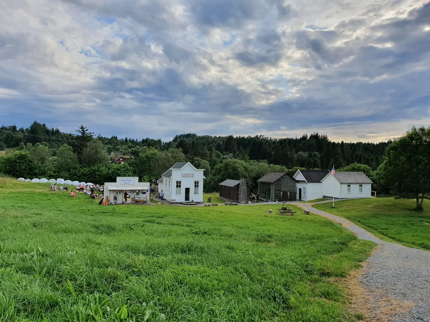 Utekonsert på Prærien på Sletta